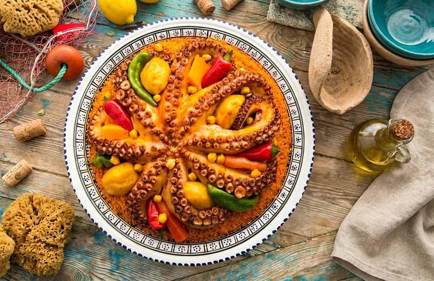 Октопод с Кус Кус